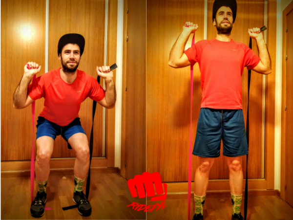 Bandas Elásticas de Resistencia para Entrenamiento - Set Profesional para Fitness, Yoga y Ejercicio en Casa